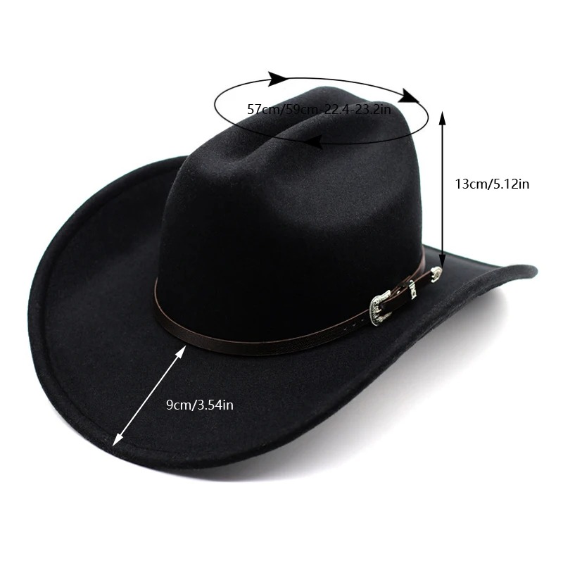 Cowboy Hat Straw - НОВАЯ Винтажная ковбойская шляпа в западном