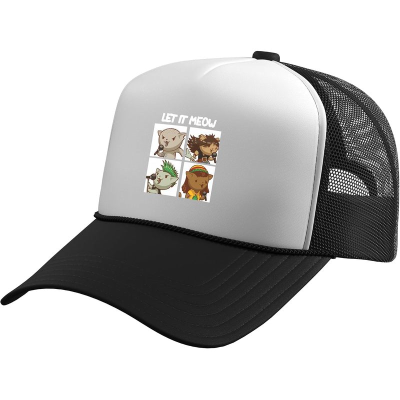 Trucker Cap Mesh - Let It Meow - Забавная кепка-тракер