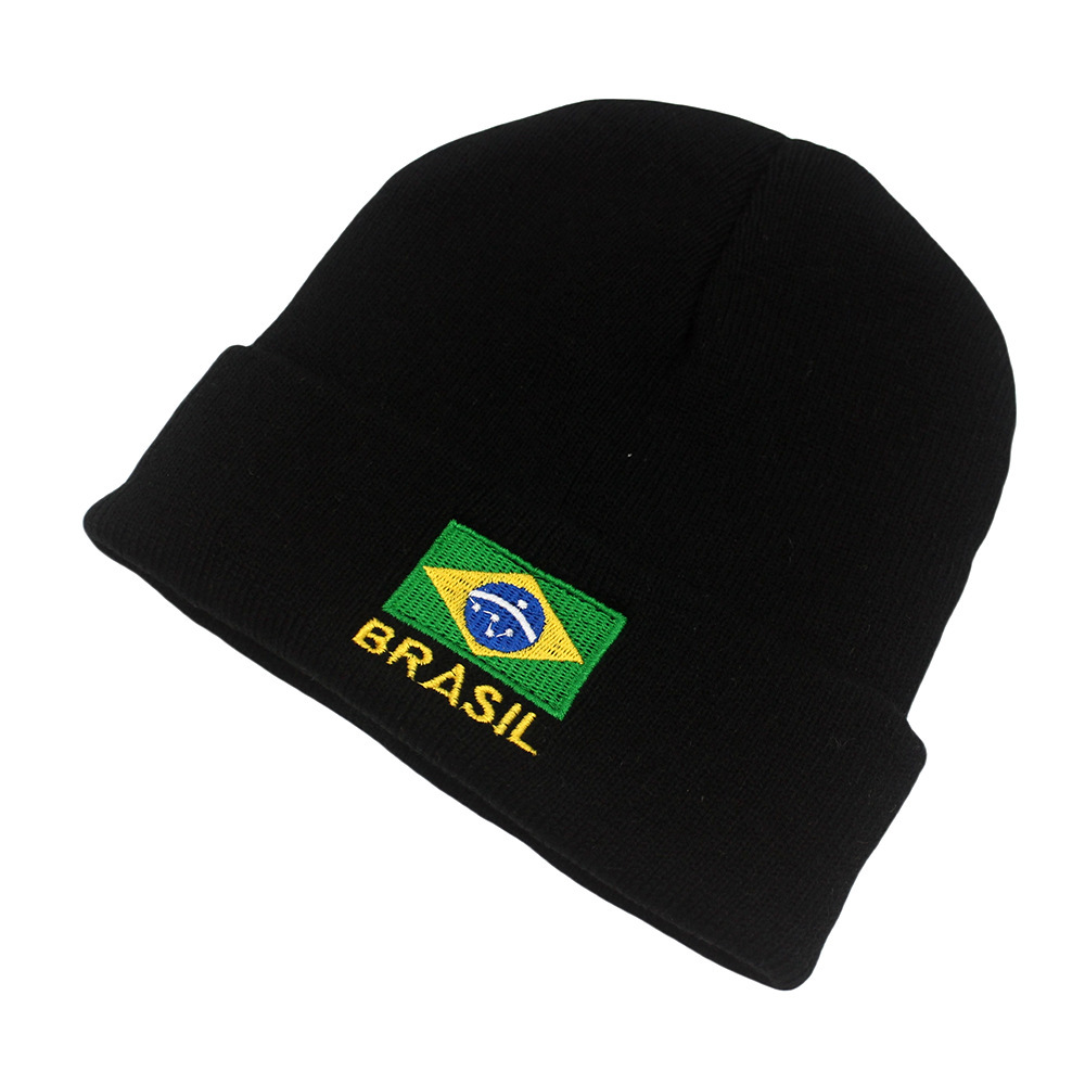 Унисекс шапка-бини с флагом Бр – обзор и цена Beanie Cuffed Knit
