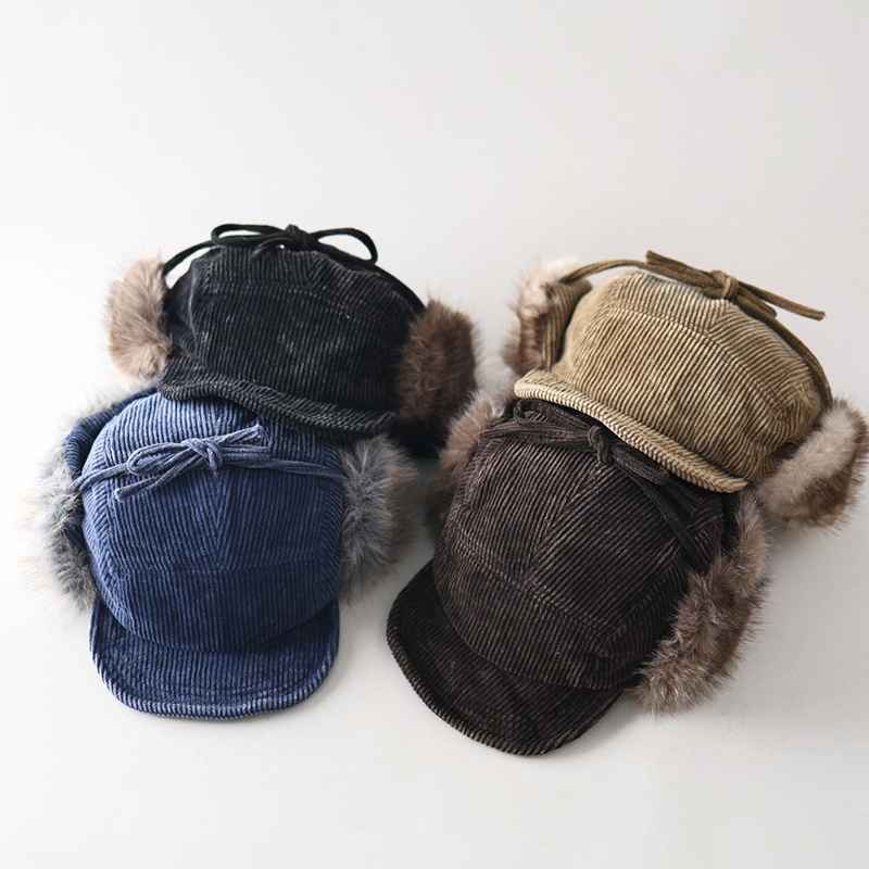 Вельветовая шапка-ушанка в сти – обзор и цена Corduroy Cap 5 Panel