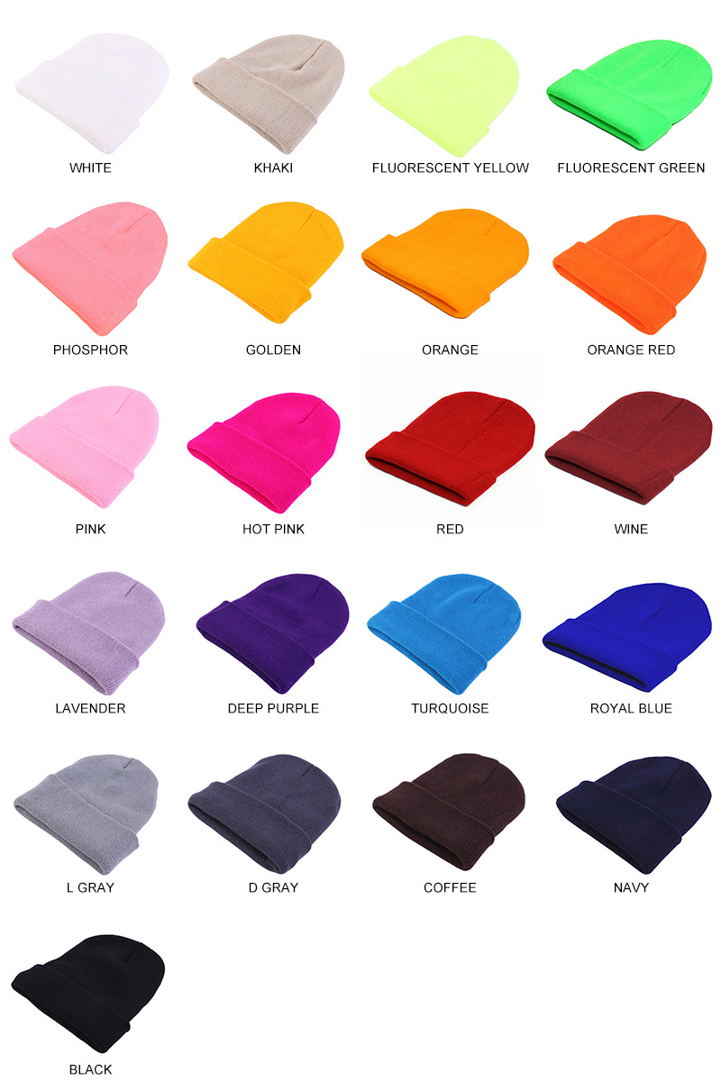 Модная однотонная вязаная шапк – обзор и цена Beanie Cuffed Knit